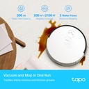 TP-Link Tapo RV10 Robot Vacuum & Mop 2000Pa Suction, Smart Zigzag Navigation, App Control, Auto Charging Product Code: TAPO-RV10