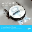 TP-Link Tapo RV10 Robot Vacuum & Mop 2000Pa Suction, Smart Zigzag Navigation, App Control, Auto Charging Product Code: TAPO-RV10