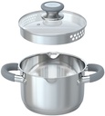 Bennett Read 19 Piece Supreme Strainer Cookware Set Stainless Steel, Tempered Glass Lids, Induction Compatible Product Code: KSC319