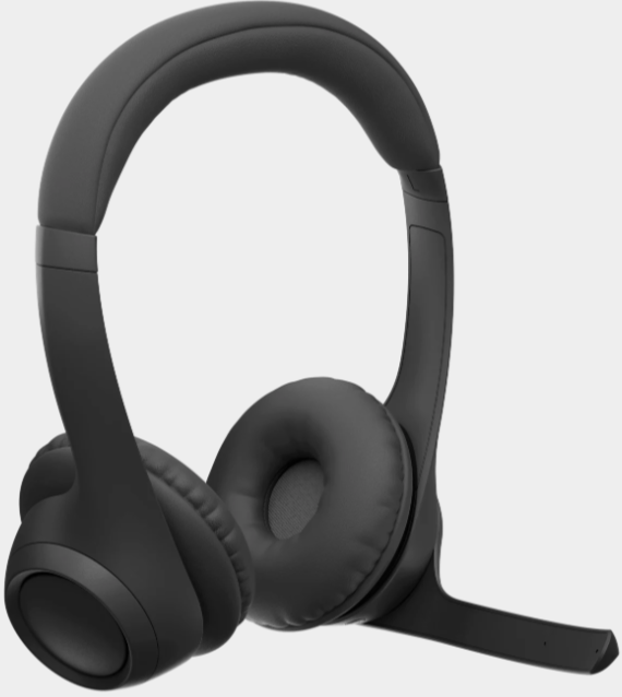 Logitech Zone 300 Wireless Headset White, Bluetooth 5.3, Dual Noise Canceling Mics, 30mm Drivers, USB C Charging Product Code: 981-001407