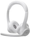 Logitech Zone 300 Wireless Headset White, Bluetooth 5.3, Dual Noise Canceling Mics, 30mm Drivers, USB C Charging Product Code: 981-001407