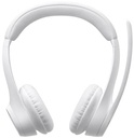 Logitech Zone 300 Wireless Headset White, Bluetooth 5.3, Dual Noise Canceling Mics, 30mm Drivers, USB C Charging Product Code: 981-001407