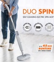 Bennett Read Duo Spin Cordless Mop Dual Action Bucket, LED Light, Rechargeable Battery Product Code: HVC702
