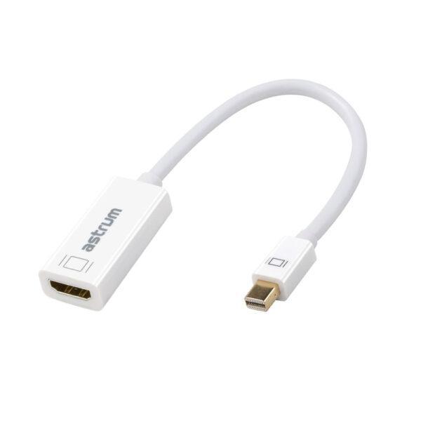 Astrum DA110 Mini DisplayPort to HDMI Adapter Thunderbolt 2 Compatible, Full HD 1080p, Gold Plated Connectors SKU: A38011-Q