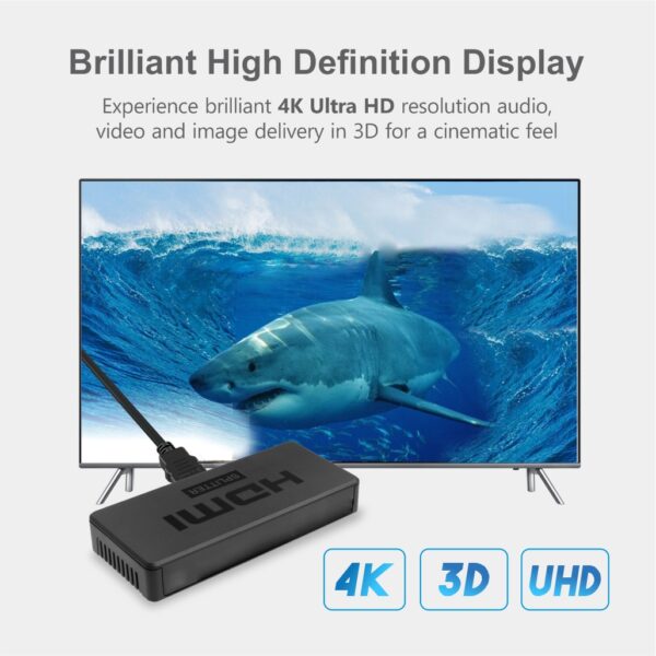 Astrum SP050 1×5 HDMI Splitter 4K Ultra HD, HDMI 1.4, 3D Video Support SKU: A85505-B