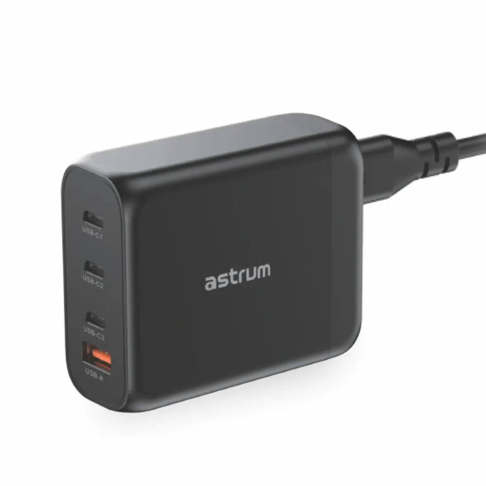 100W GaN fast Type-C PD 4 ports Charger, Laptop Mobile – Pro PD140