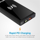 Astrum PB640 Wireless Power Bank 10000mAh, 15W Qi Wireless + 22.5W PD USB-C + USB-A, Smart IC SKU: A91564-B