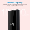 Astrum PB640 Wireless Power Bank 10000mAh, 15W Qi Wireless + 22.5W PD USB-C + USB-A, Smart IC SKU: A91564-B
