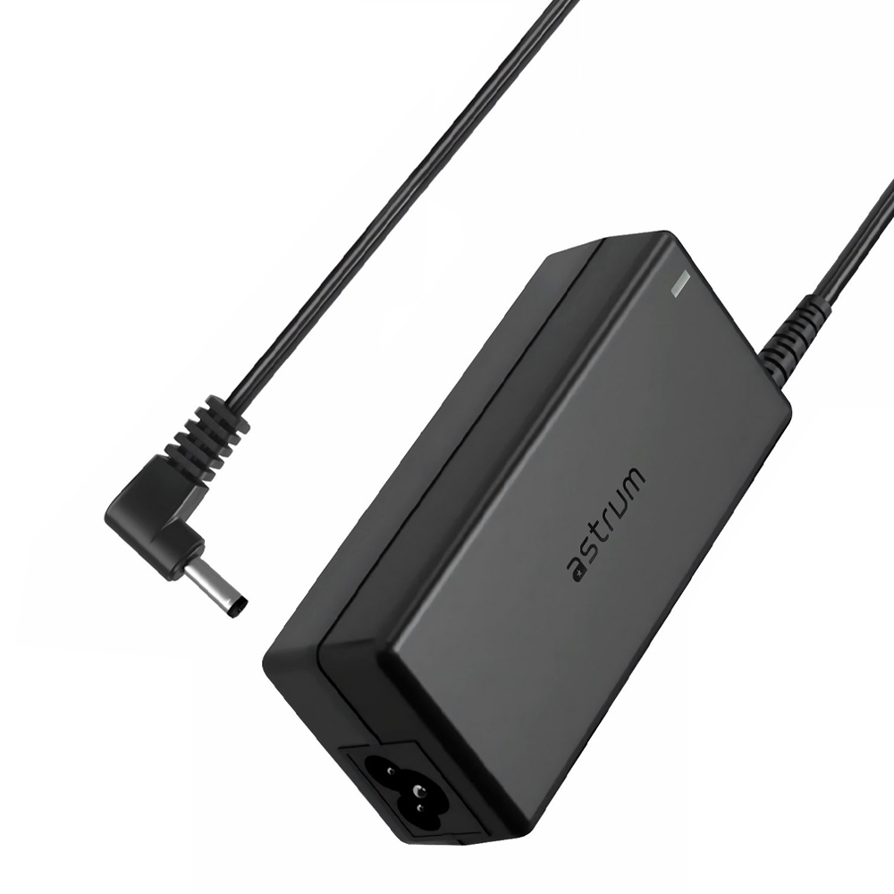 Astrum CL220 65W Laptop Charger for ASUS 19V 3.42A AC Adapter with 4.0 × 1.35mm Pin, Smart IC & Safety Protection Black SKU: A90522-B