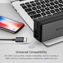 Astrum CL770 130W Type-C PD Laptop Charger Universal USB-C AC Adapter for Dell & High-Power Devices, 5 20V Output, Smart IC & Safety Chip Black SKU: A90577-B