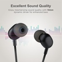 Astrum EB170 Wired Stereo Earphones 10mm Dynamic Driver, In-Line Mic, 45° In-Ear Fit, Tangle Free Cable Black SKU: A11017-B