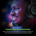 Astrum HG100 Wired Gaming Headset 50mm Drivers, Boom Mic, Dual 3.5mm AUX, USB LED Lighting, Adjustable Fit Black SKU: A12110-B