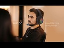Astrum HG200 USB Gaming Headset 7.1 Virtual Surround Sound, RGB LED, Boom Mic, Volume Control Black SKU: A12120-B