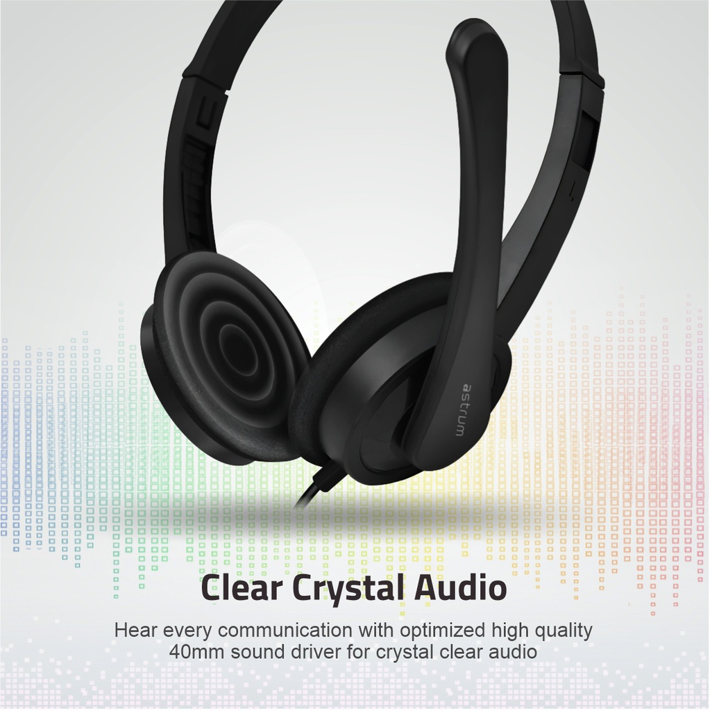 HU640 HEADSET WIRED USB MIC ON EAR WIRE