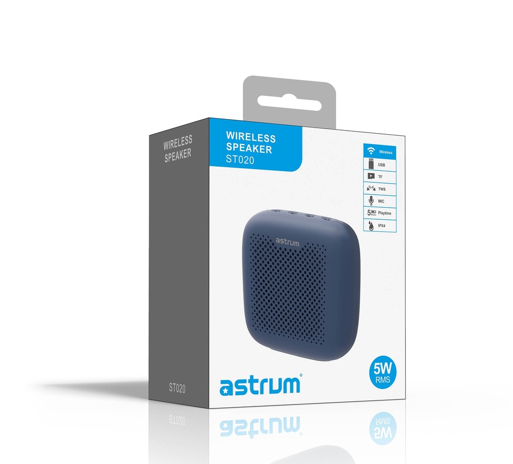 ST020 5W TWS True Wireless IPX5 Mini Portable Speaker 