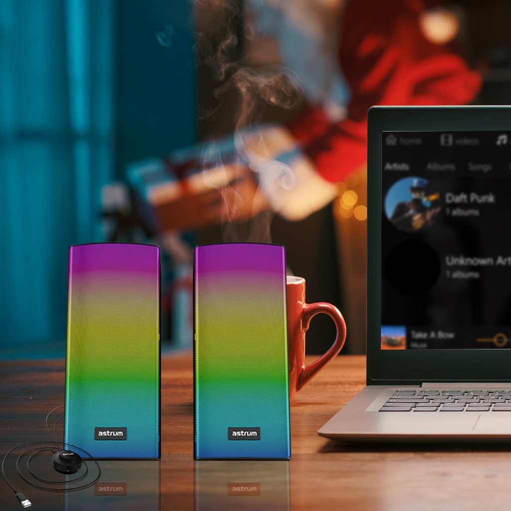 SU030 USB Plug & Play 3-in-1 Speakers, Bluetooth TF, Aux and Mic in