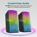 SU030 USB Plug & Play 3-in-1 Speakers, Bluetooth TF, Aux and Mic in