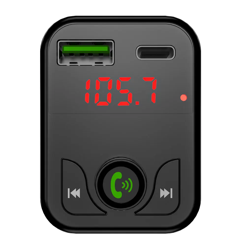 Astrum FM310 Wireless FM Transmitter Bluetooth, USB-A & USB-C Fast Charging, TF Card, LED Display SKU: A70531-B