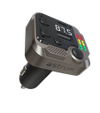 Astrum FM430 Car FM Transmitter Bluetooth 5.3, PD30W USB-C Fast Charging, LED Voltage Display, U-Disk Playback, Zinc Alloy SKU: A70543-B