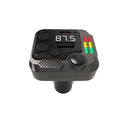 Astrum FM430 Car FM Transmitter Bluetooth 5.3, PD30W USB-C Fast Charging, LED Voltage Display, U-Disk Playback, Zinc Alloy SKU: A70543-B