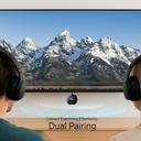 Astrum BT300 Multi Device Bluetooth Audio Transmitter & Receiver V5.3, Dual Pairing, USB-C Fast Charging, AUX/TF, RGB Display SKU: A85030-B