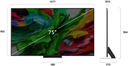 LG 75QNED82A 75" QNED evo AI 4K MiniLED Smart TV 120Hz Native, VRR 144Hz, HDMI eARC, webOS 25 SKU: 75QNED82A