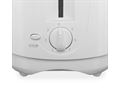 Mellerware 4 Slice Plastic White Toaster 1300W Hot Slice | 24440