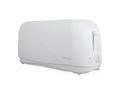 Mellerware 4 Slice Plastic White Toaster 1300W Hot Slice | 24440