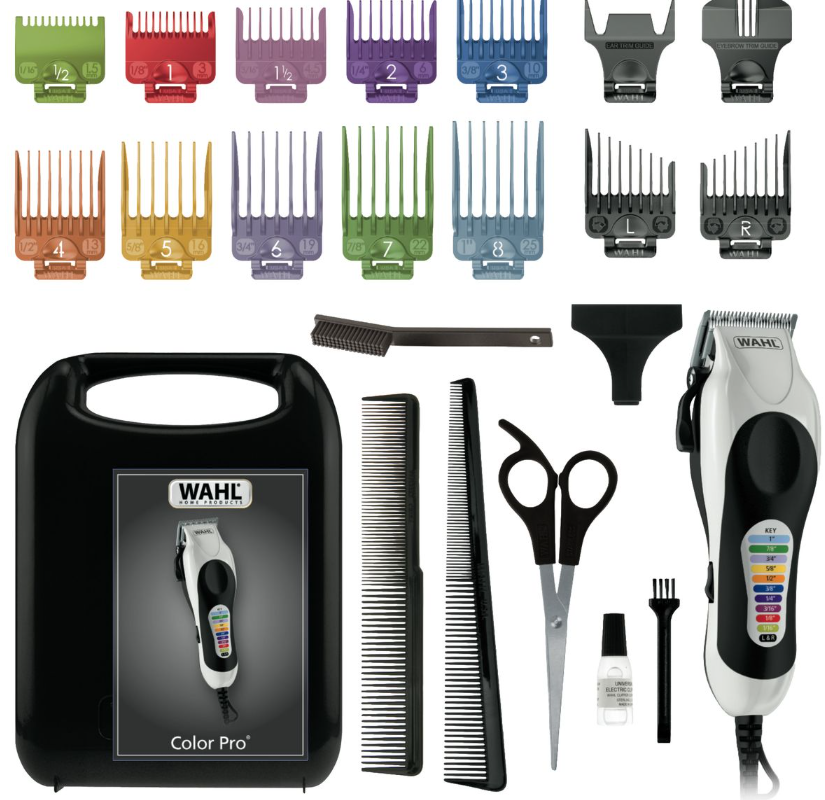 💈 Wahl Colour Pro Plus 23-Piece Hair Clipper Kit