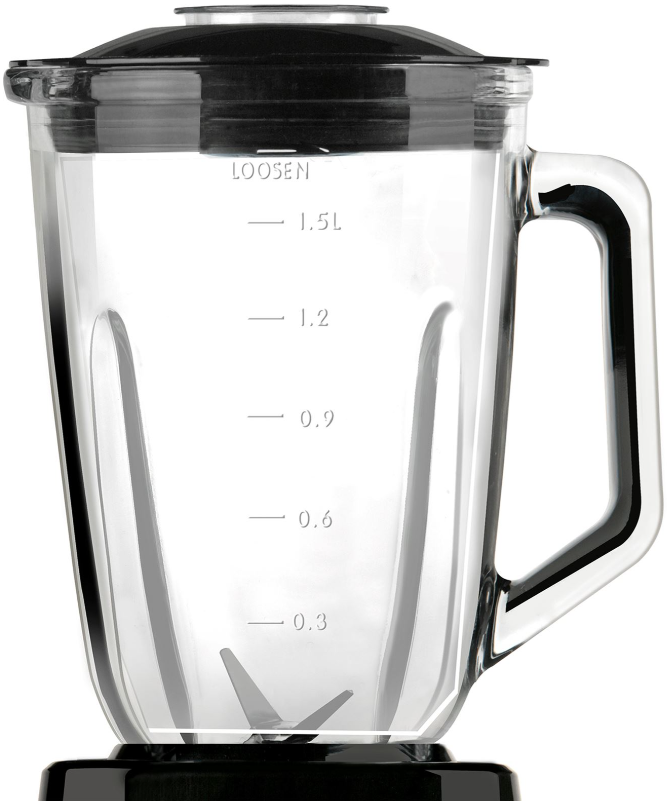 🥤 Taurus Succo Glass Jug Blender 1300W, 1.5L, Ice Crushing Power