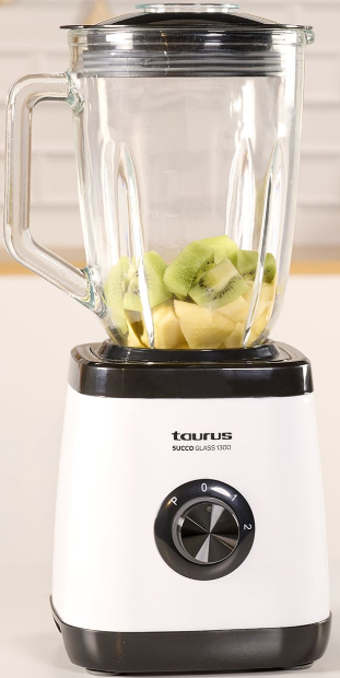 🥤 Taurus Succo Glass Jug Blender 1300W, 1.5L, Ice Crushing Power