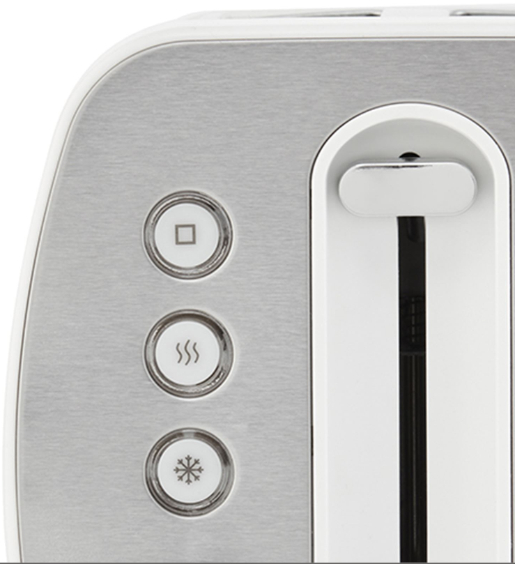 🍞 Taurus Arctic 2 Slice Toaster 870W, 7 Browning Settings, Stainless Steel