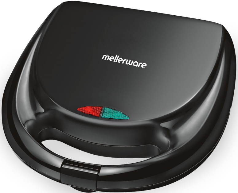 🥪 Mellerware Mercury Sandwich Maker 800W, Non Stick Grill Plates, Upright Storage