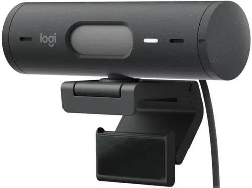Logitech Brio 500 FHD Webcam Auto Framing, HDR, USB-C, Graphite