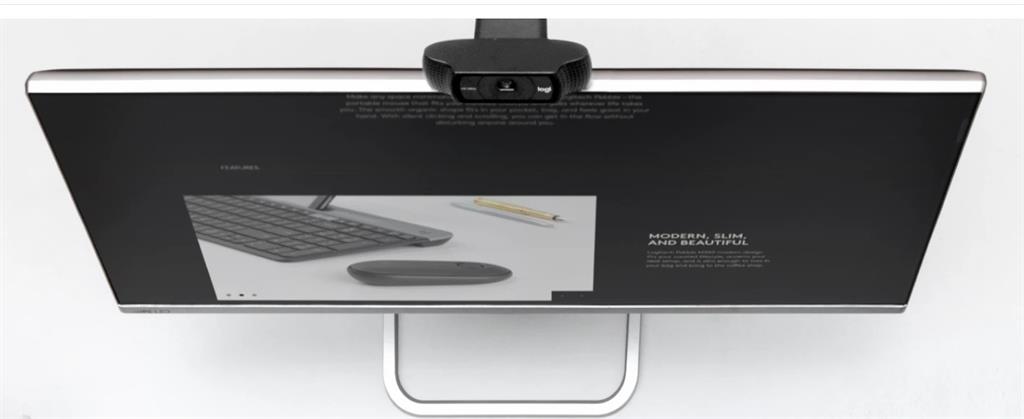 Logitech C920s PRO Full HD Webcam Privacy Shutter, Dual Mics, Autofocus