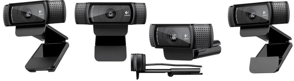 Logitech C920 PRO HD Webcam 1080p, Dual Mics, H.264, Tripod Ready