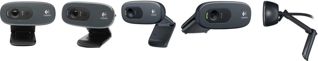 Logitech C270 HD Webcam 720p Video, 3MP Photos, Right Light & Right Sound