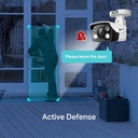 TP-Link VIGI C340 (6mm) 4MP Bullet Camera, Full Color Night Vision, Smart Detection, PoE/IP67