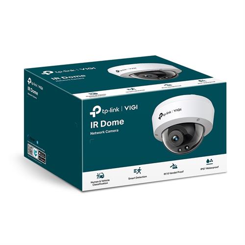 P-Link VIGI C220I 2MP IR Dome Camera, Smart Detection, IK10 Vandal Proof, IP67