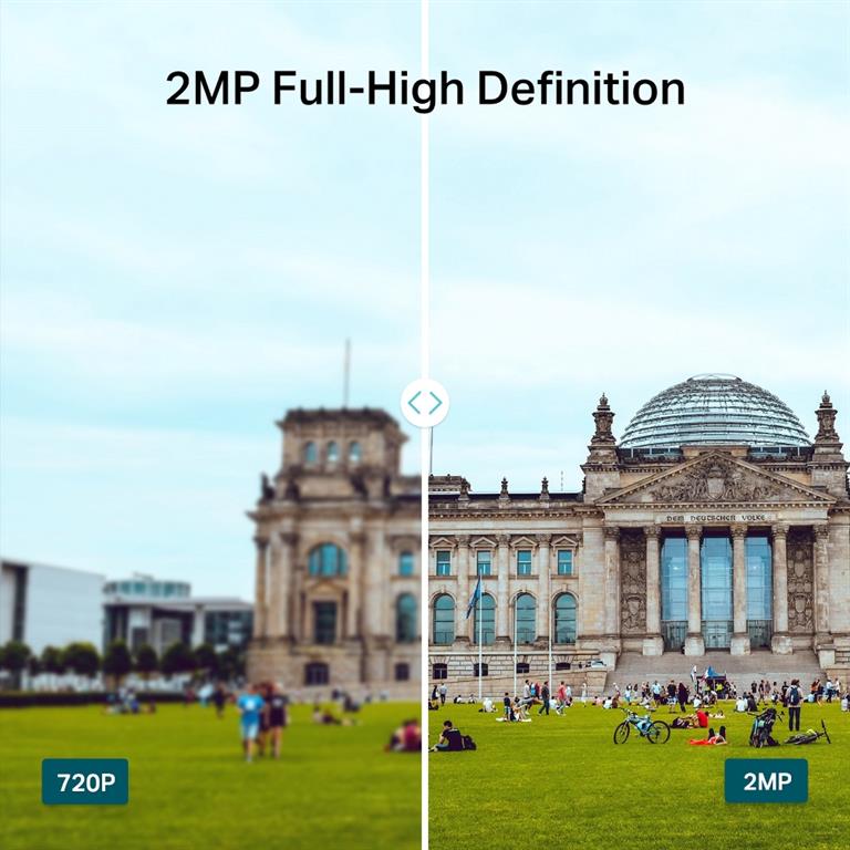 TP-Link VIGI C320I 2MP Outdoor Bullet Camera, Smart Detection, PoE, IP67