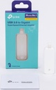 TP-Link UE300 USB 3.0 to Gigabit Ethernet Adapter, Foldable Design, Plug & Play