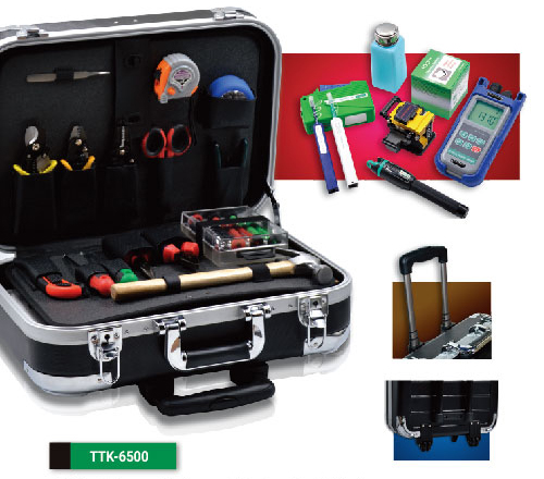 Goldtool TTK-6500 Fiber Optic Tool Kit, Power Meter, Cleaver, Cleaning Kit, Hard Case