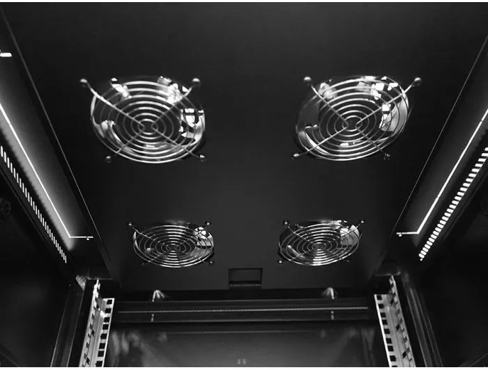 NETIX ZA-CAB42U 42U 600×800 Server Cabinet, Steel Frame, 4 Fans, 2 Shelves