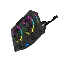 Astrum LCP172 Laptop Cooling Pad, Dual 125mm RGB Fans, 6 Level Stand, USB Hub, 17″ Support
