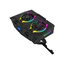 Astrum LCP172 Laptop Cooling Pad, Dual 125mm RGB Fans, 6 Level Stand, USB Hub, 17″ Support
