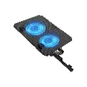 Astrum LCP152 Laptop Cooling Pad, Dual 120mm LED Fans, 4 Level Stand, 15.6″ Support