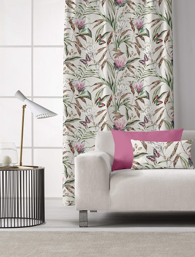 Out Of Africa Alika Spring Printed Cotton Fabric (280cm Wide)