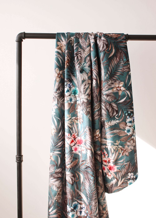 Out Of Africa Ozzie Jade Printed Cotton Fabric (280cm Wide) (copy)