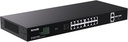 Tenda TEG1120P-16-250W 16 Port PoE+ Gigabit Ethernet Switch with 2 RJ45 + 2 SFP Uplinks, 250W Budget