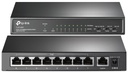TP-Link TL-SF1009P 9-Port 10/100Mbps Desktop Switch with 8× PoE+, Fanless, Plug & Play